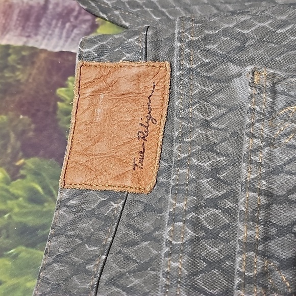 True Religion Gray Skinny Jeans Halle Size 27 - Picture 7 of 7